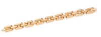 A 14 Karat Yellow Gold Link Bracelet, 16.40 dwts.