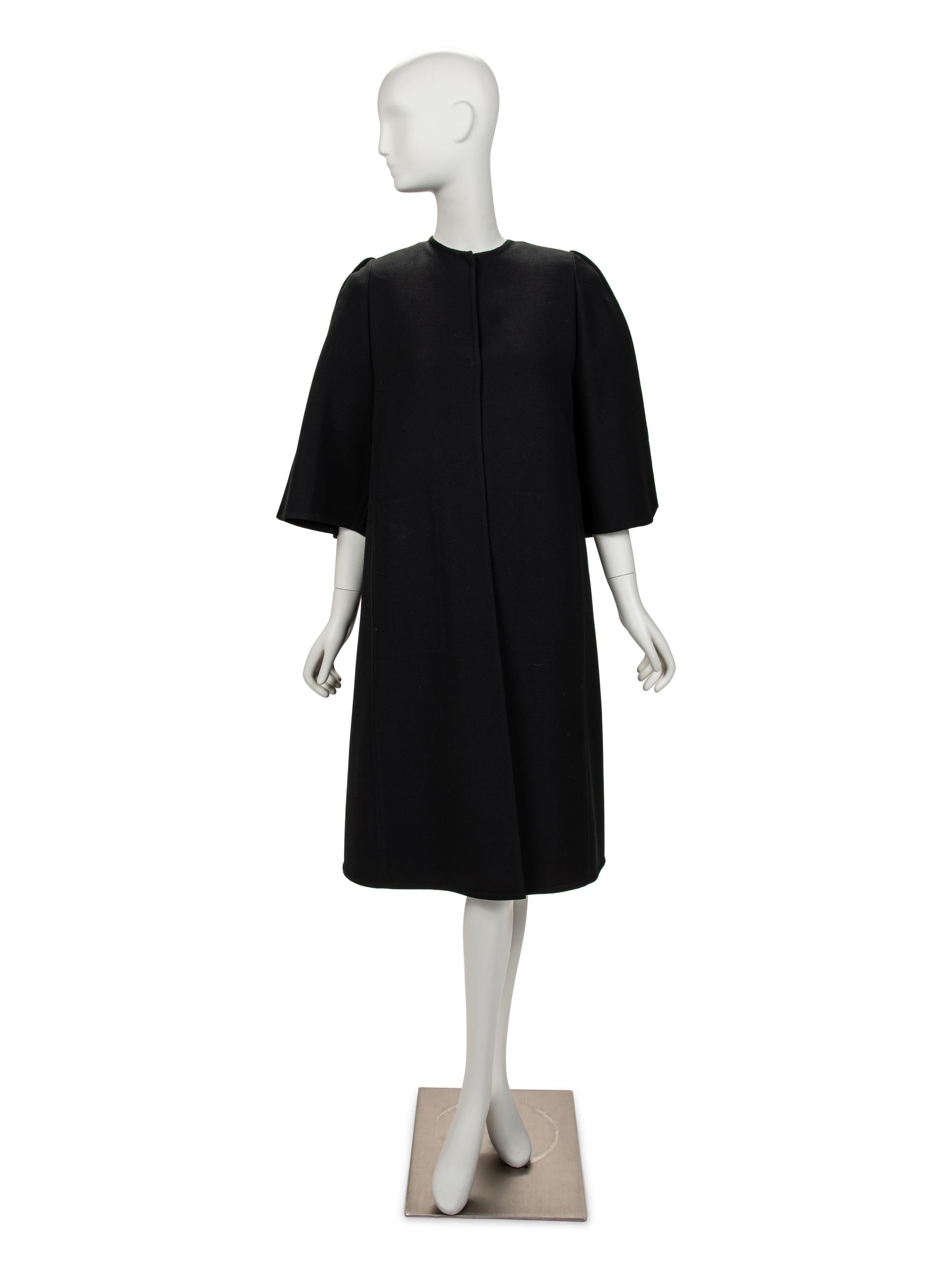 Three Pauline Trigère Items: Two Coats, One Dress, 1980s