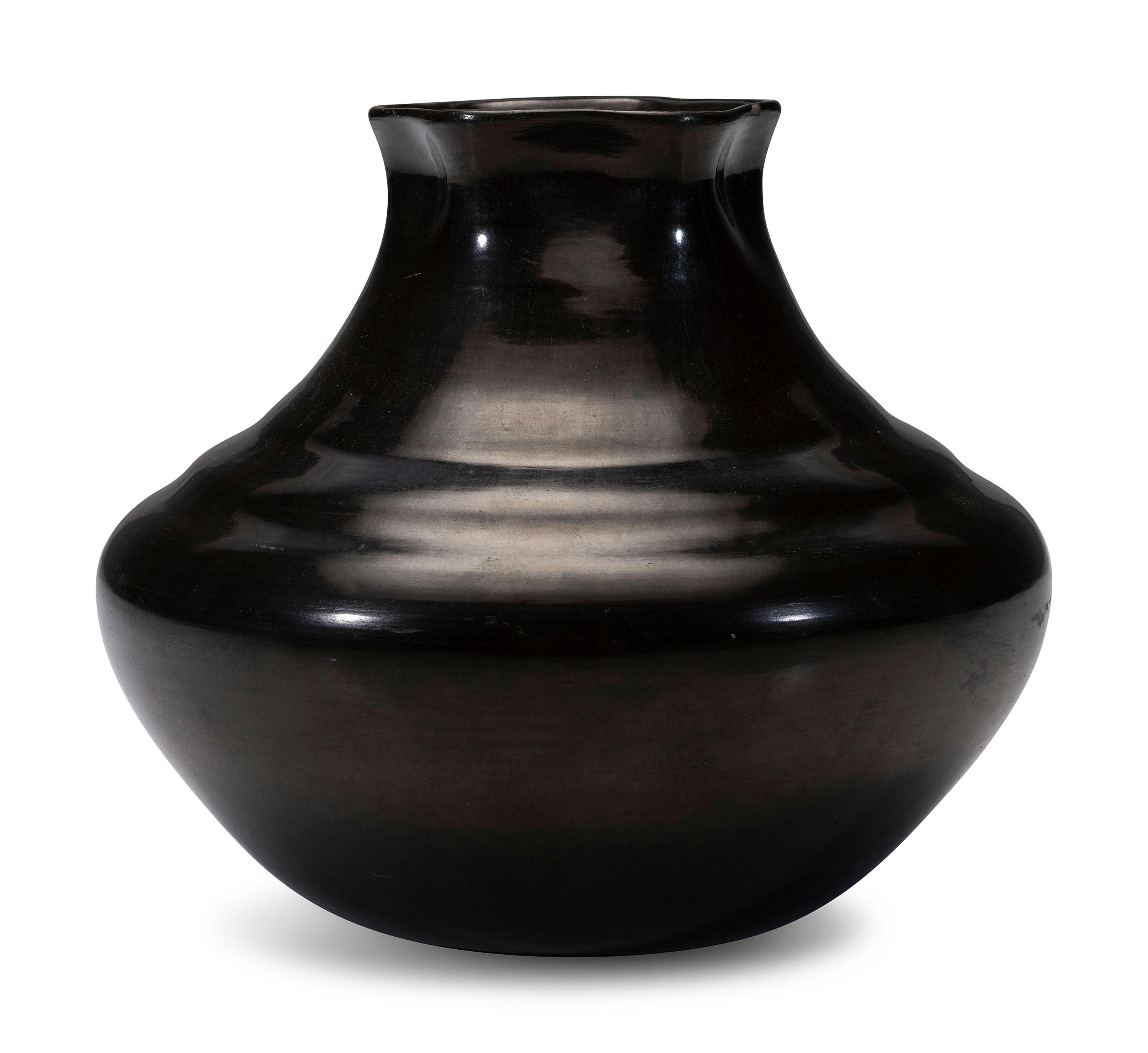 Blackware Pottery Jar