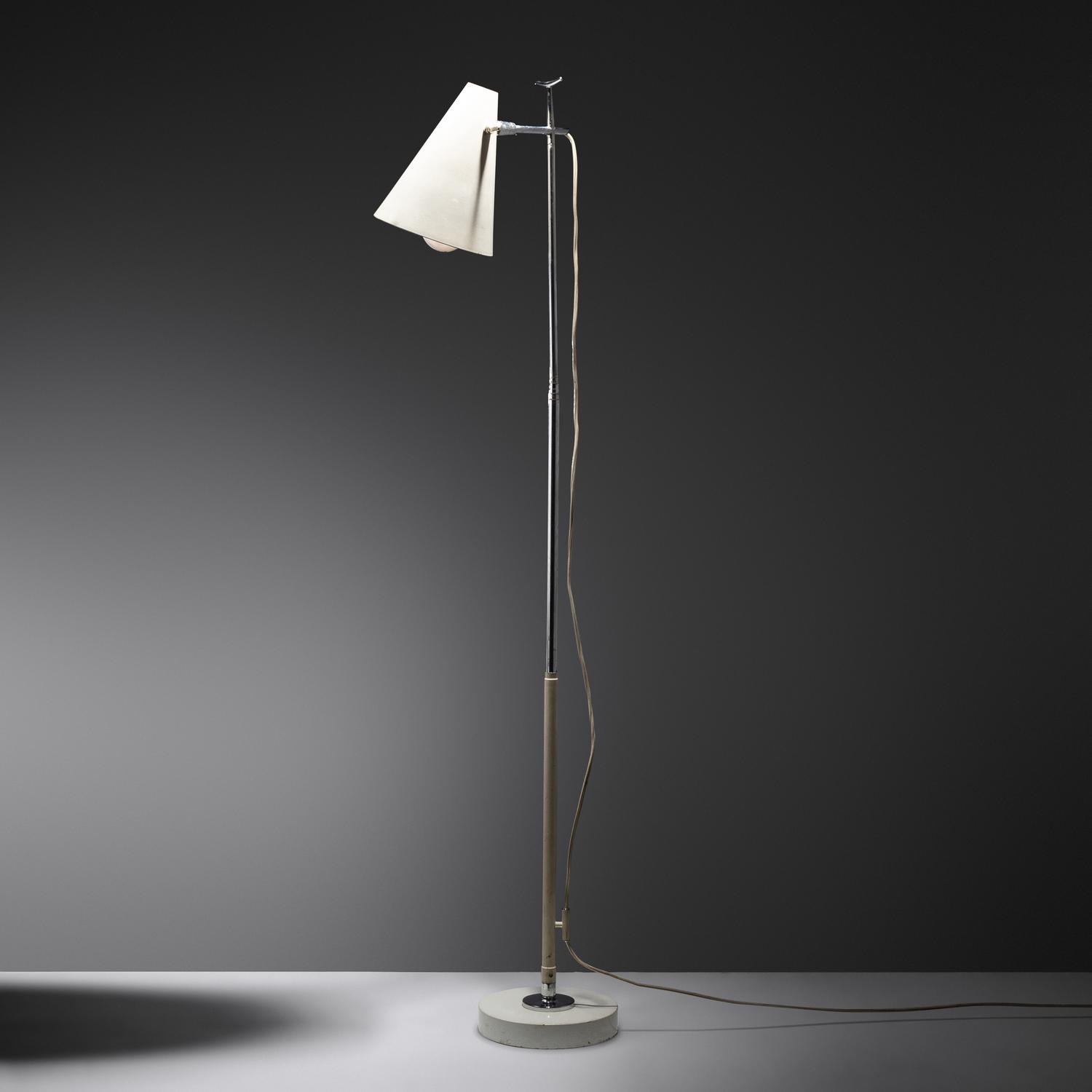 Telescoping Table / Floor Lamp, model 201 Oluce, Italy