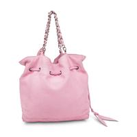 Chanel, Pink Leather Drawstring Tote