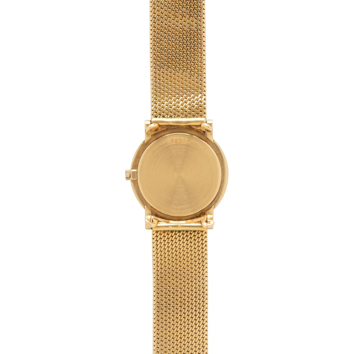 AUDEMARS PIGUET, 18K YELLOW GOLD WATCH