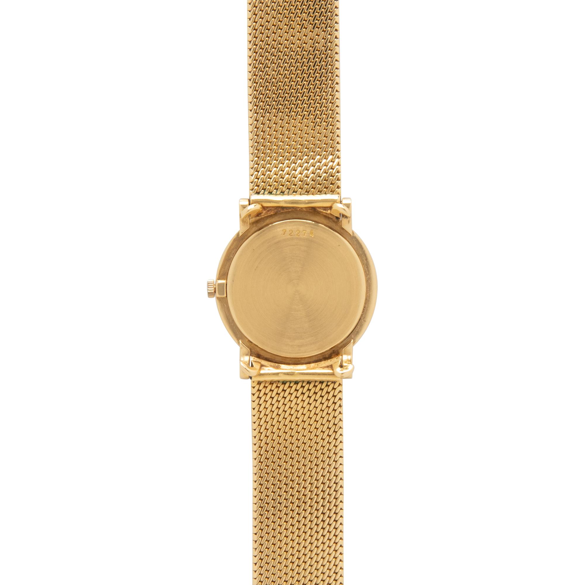 AUDEMARS PIGUET, 18K YELLOW GOLD WATCH