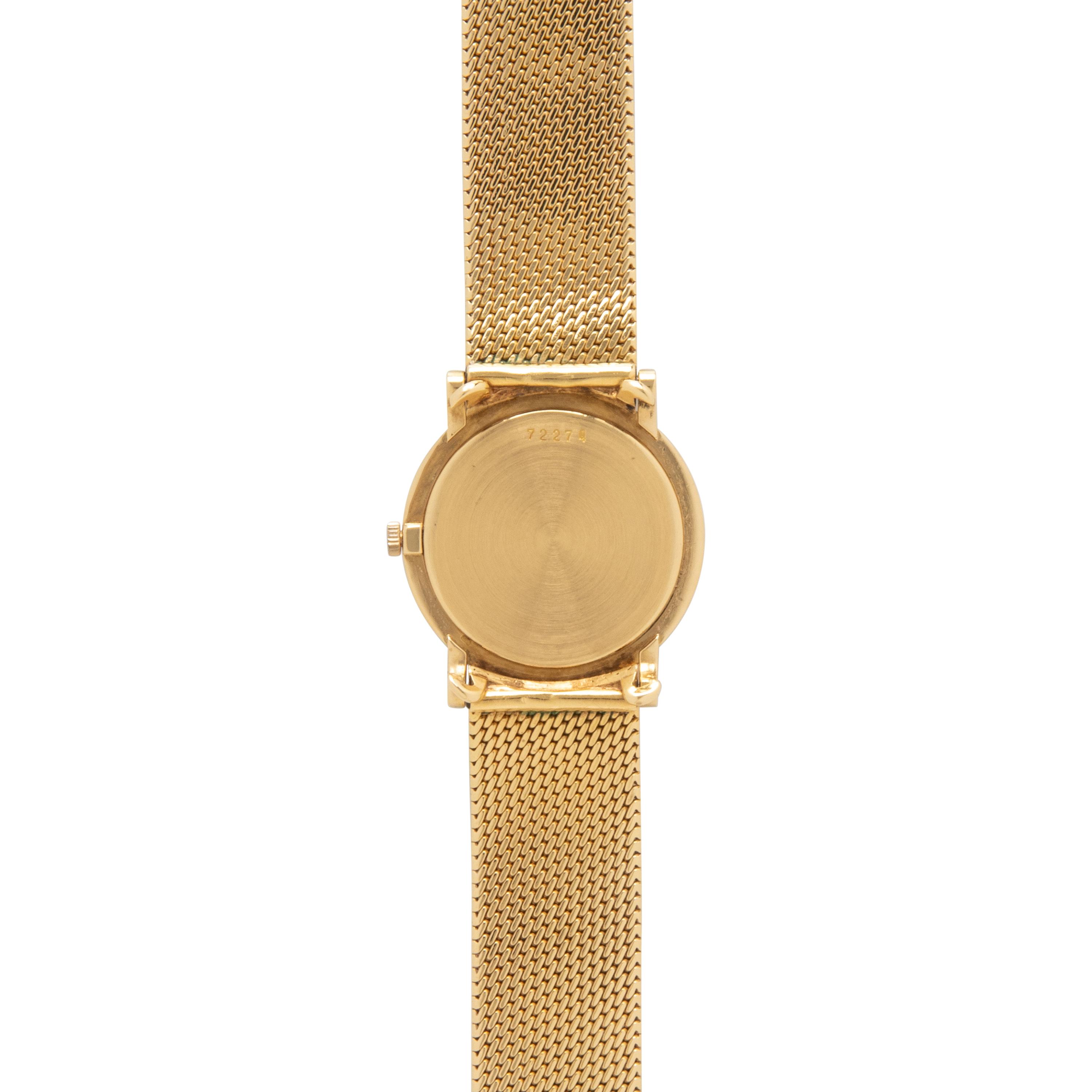 AUDEMARS PIGUET, 18K YELLOW GOLD WATCH