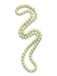 CITRON CHRYSOPRASE BEAD NECKLACE