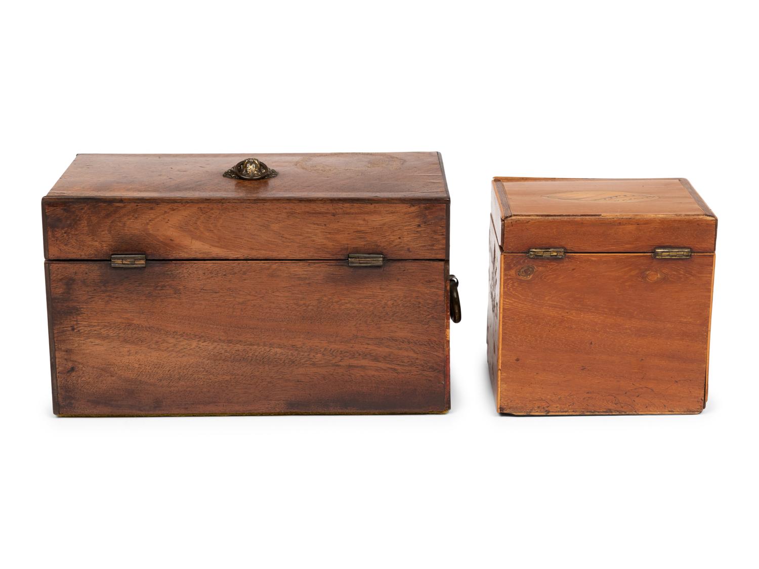 Two English Tea Caddies