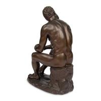 A Continental Bronze Figure of the Boxer of Quirinal