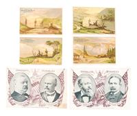 [1888 and 1892 ELECTION]. A group of ephemera related from the 1888 presidential campaigns of Benjamin Harrison and Grover Cleveland, comprising: