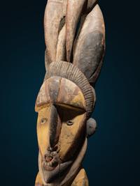 An Abelam or Arapesh Wood Ancestral Figure