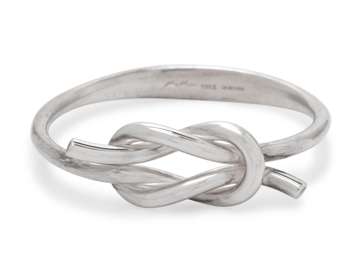 A Sterling Silver Bangle Bracelet, Hans Hansen,