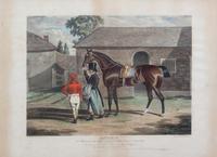 John Frederick HERRING, after - M. SUTHERLAND, engraver Image 12 x 16 3/4 inches. — Antonio, Winner of the Great St. Leger Stakes at Dancaster