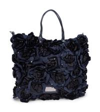 Black Valentino Floral Tote, 2010-20s