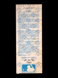 A Group of 1970s Cincinnati Reds Pete Rose Riverfront Stadium Ephemera (Including National League Playoffs, World Series),