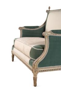 A Louis XVI Carved and Painted Canapé by Jean-Baptiste-Claude Sené (French, 1748-1803)