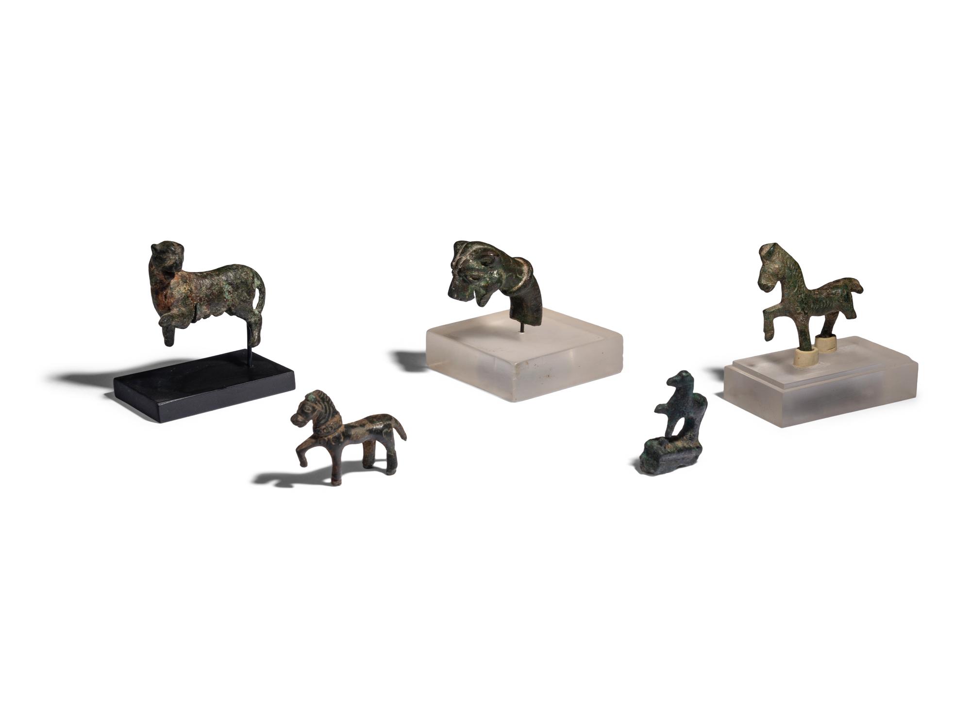 Five Roman Bronze Animals