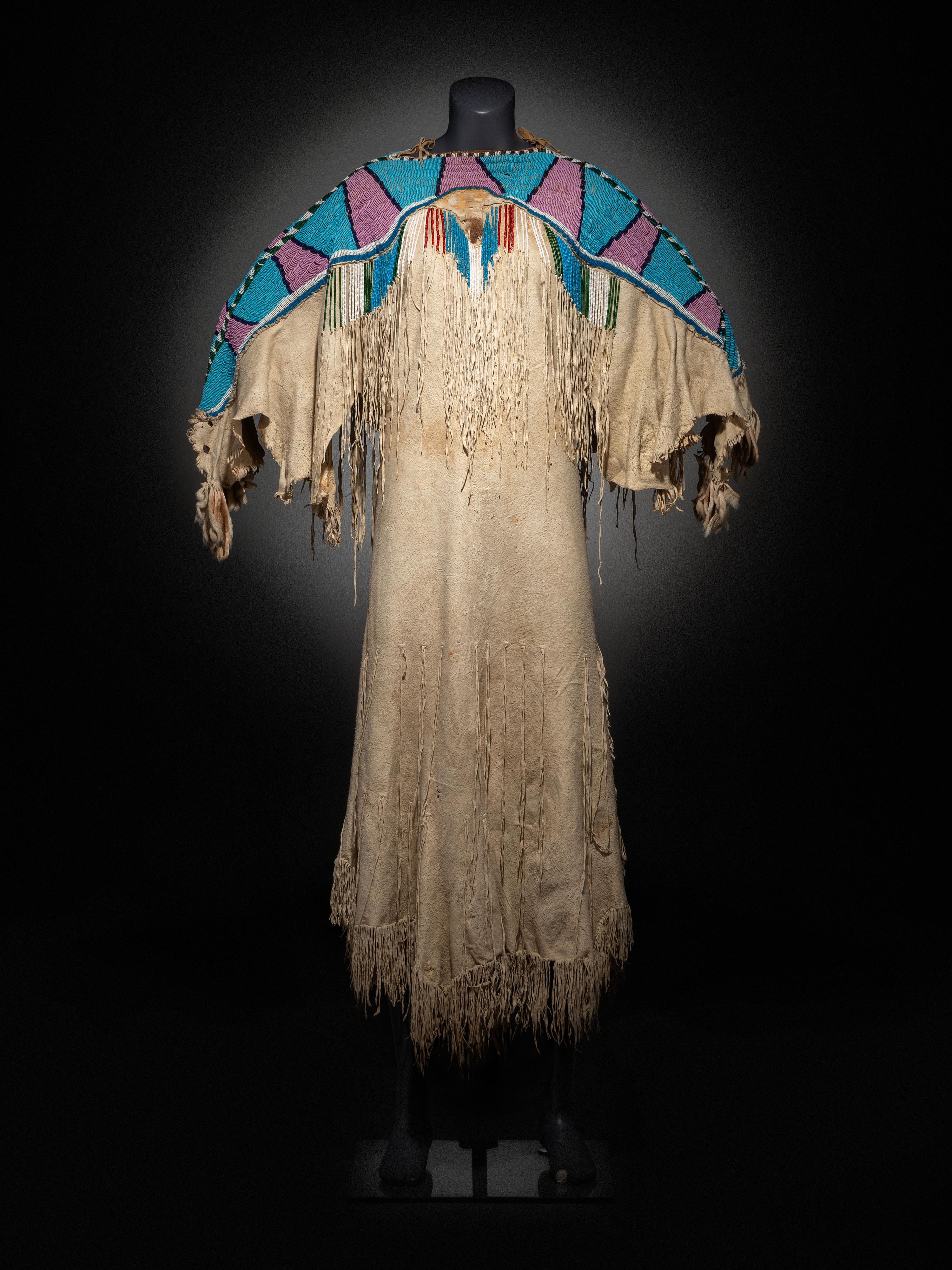 Plateau Beaded Hide Dress