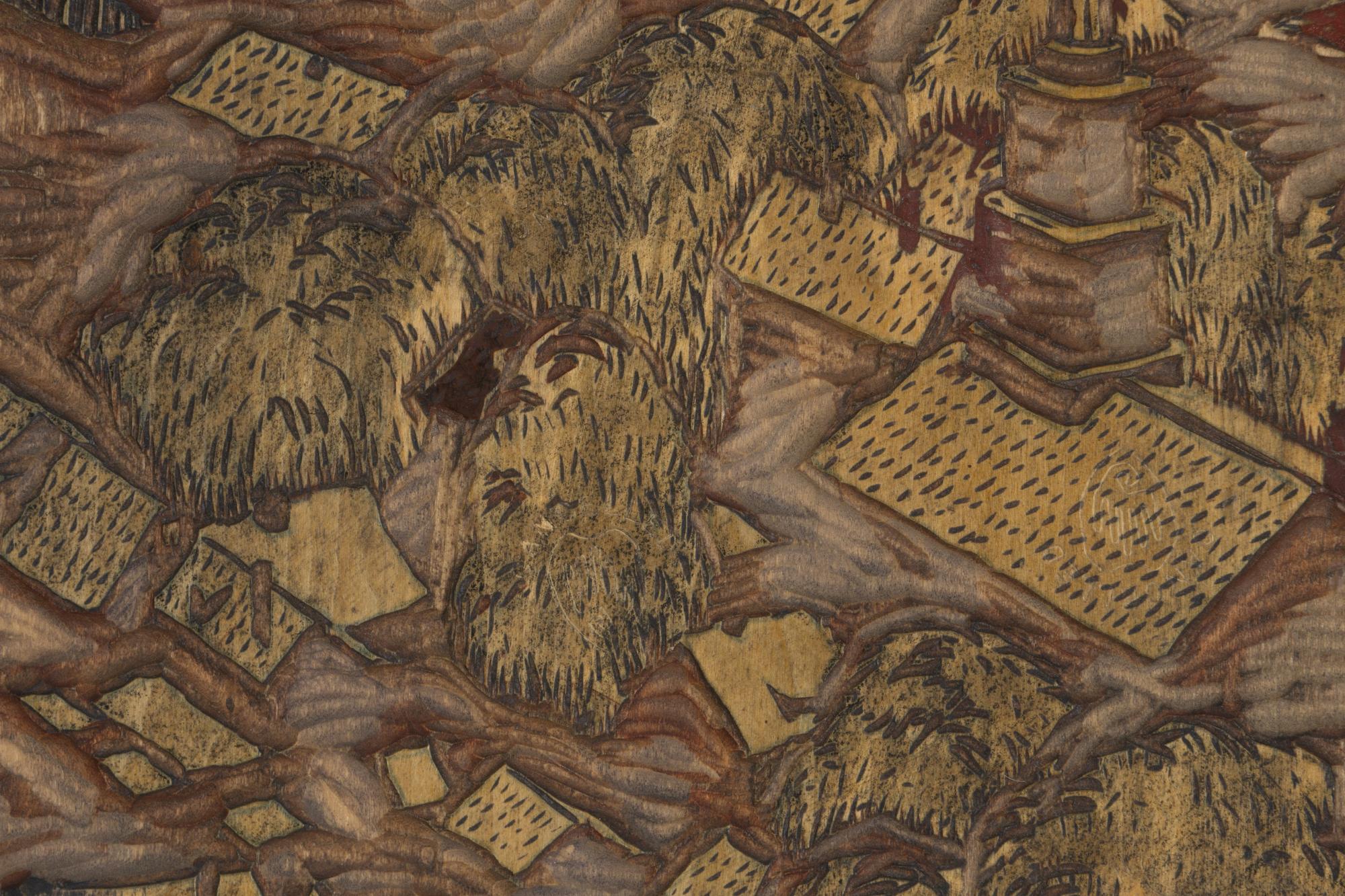 Provincetown , 1917 (with original wood block)