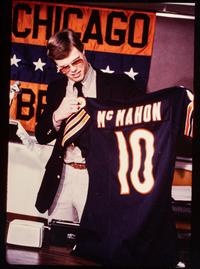 A Unique, Never Published Jim McMahon 1982 Rookie Contract Signing Photo from The Collection of Sports Super Agent Steve Zucker,