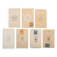 [Lincoln, Abraham] Group of Seven Carte de Visites of Edwin Booth