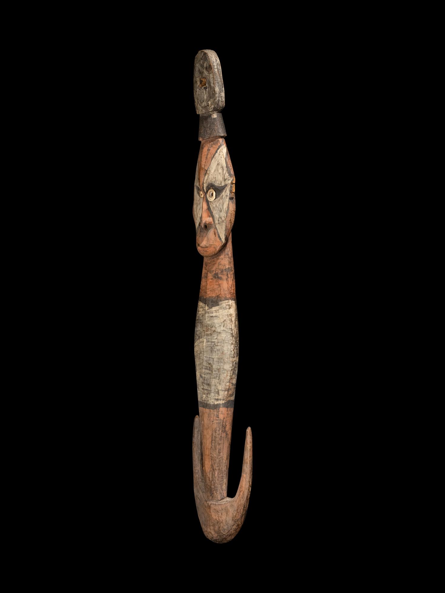 An Abelam Wood Suspension Hook