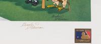 A 1994 Warner Brothers "Sluggers" Tom and Charles McKimson Lithograph,