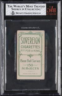 A 1909-11 T206 Mickey Doolan (Portrait, Doolin Misspelled) Baseball Card (Sovereign) BVG 4 VG-EX