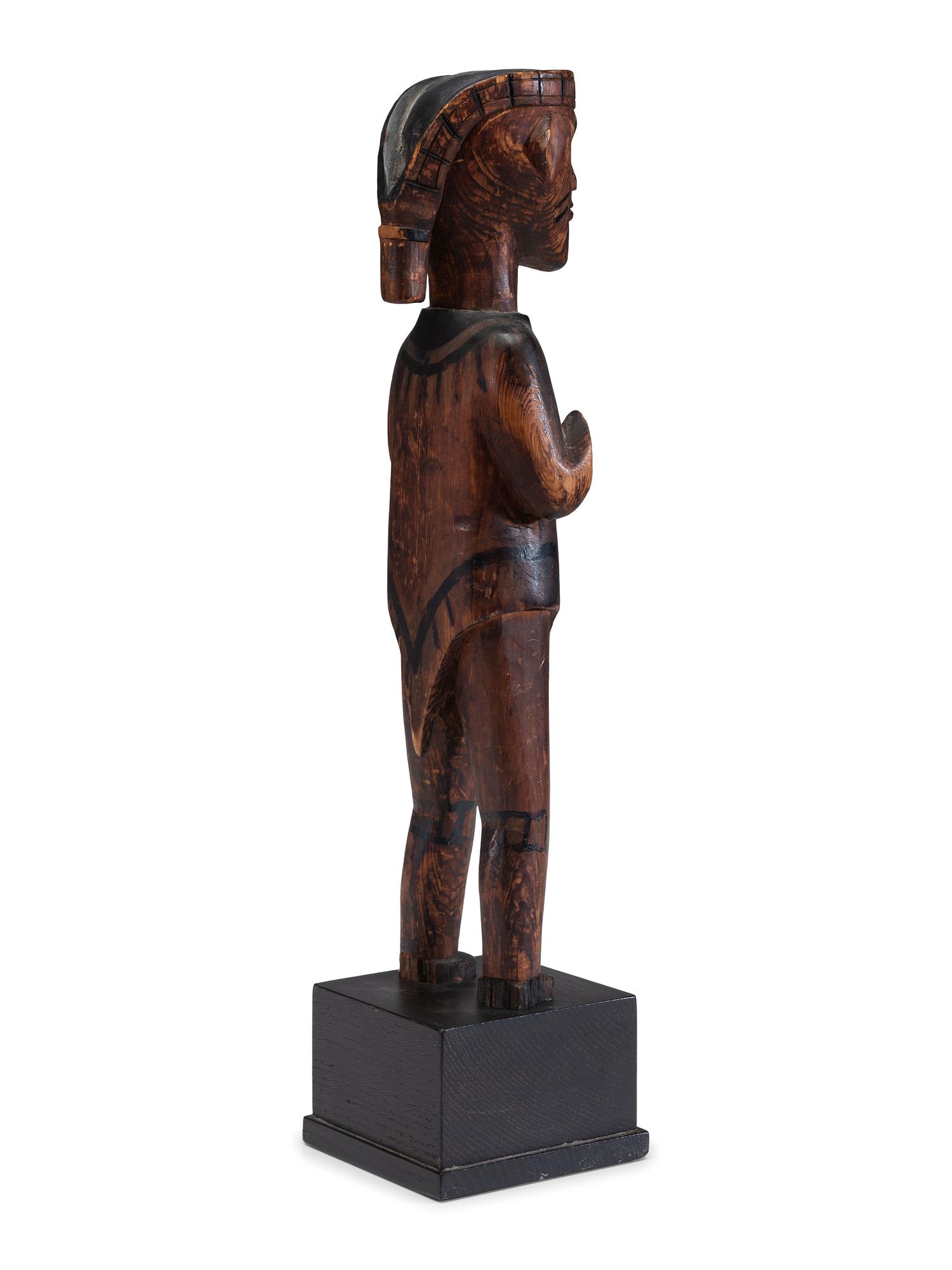 Quinault Carved Wood Figure