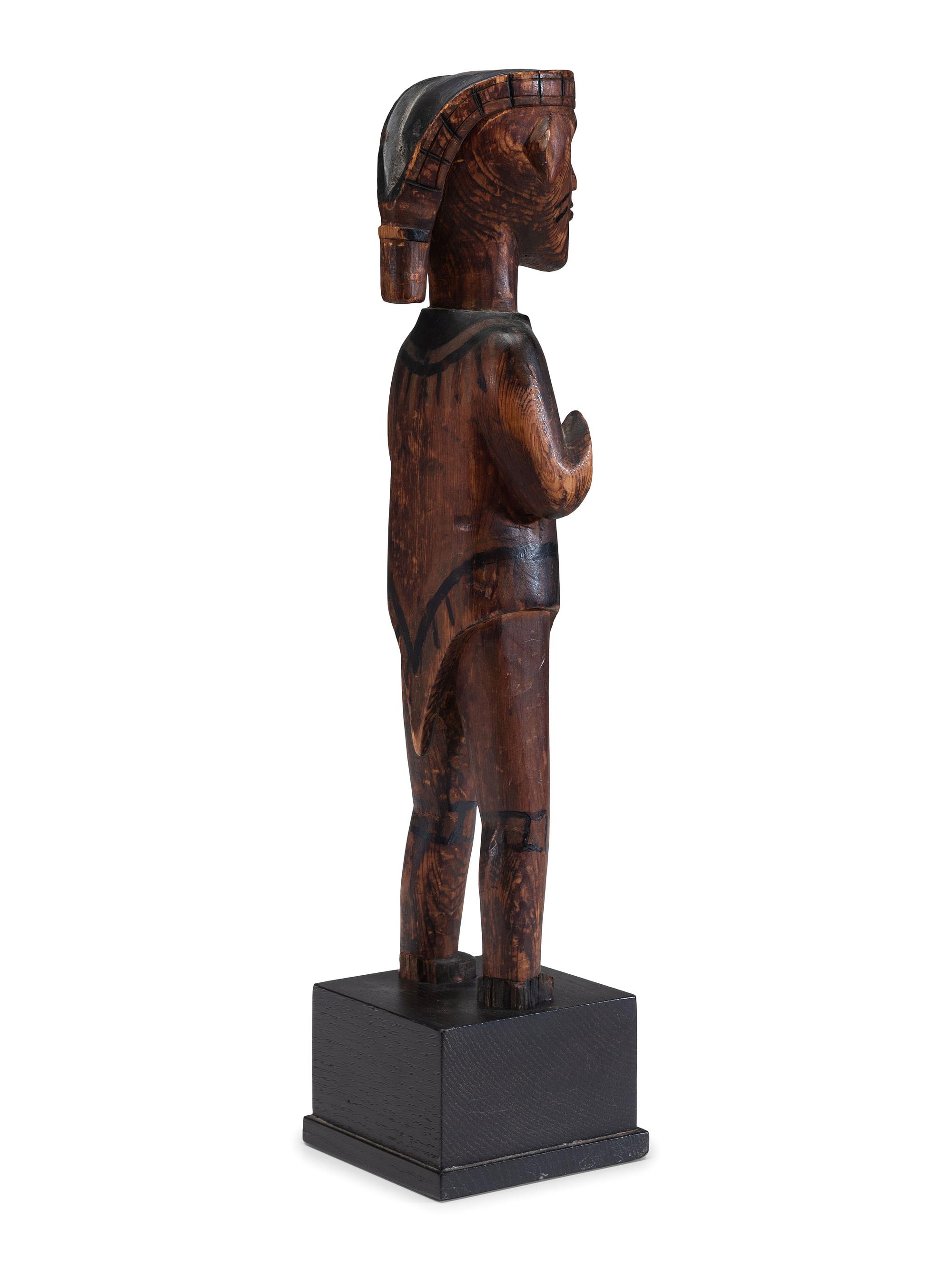 Quinault Carved Wood Figure
