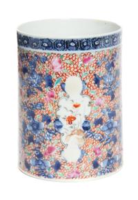 A Chinese Export Porcelain Mug Height 4 5/8 inches. — LATE 18TH CENTURY