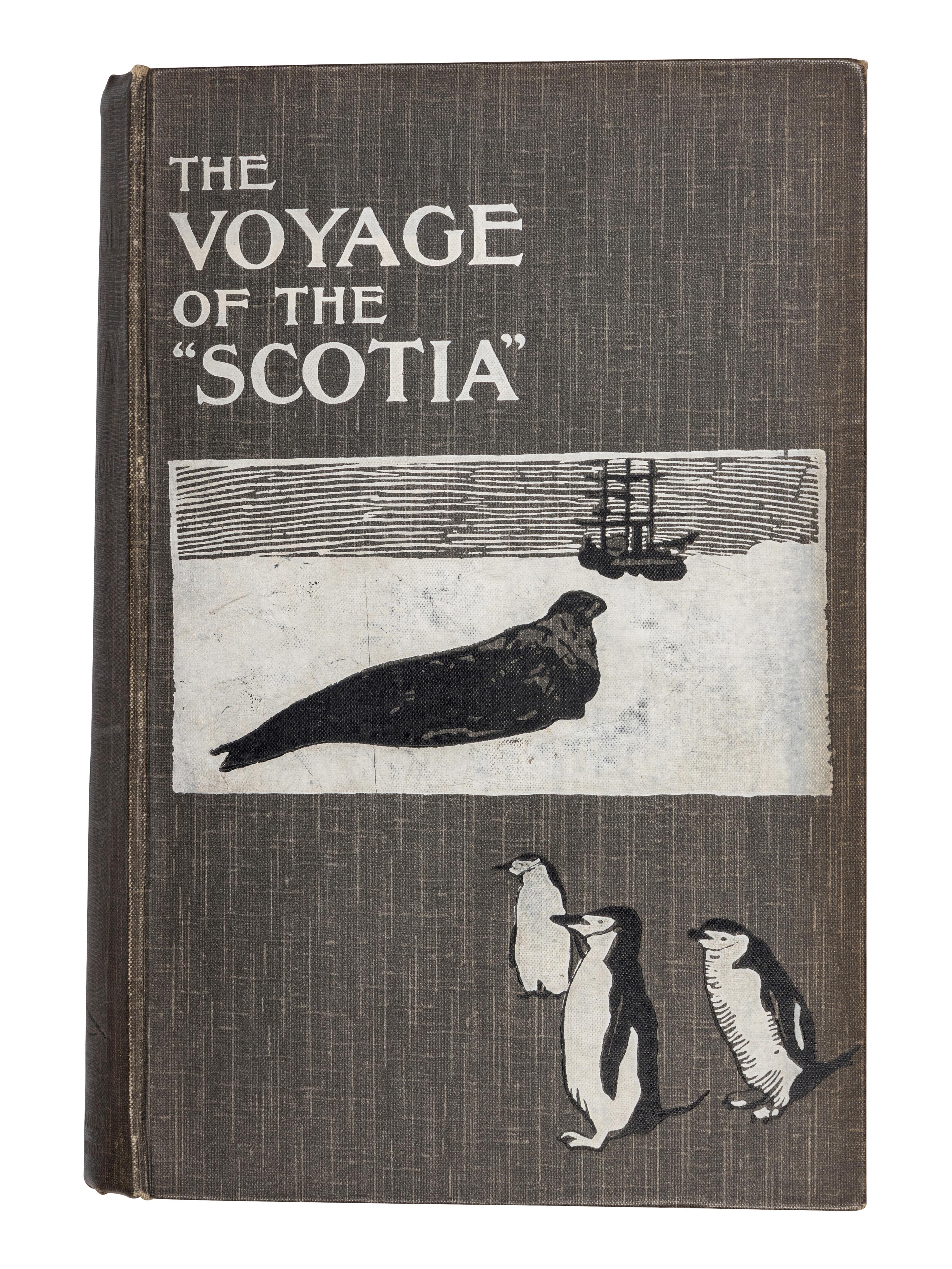 RUDMOSE-BROWN, Robert Neal (1879-1957); Robert Cockburn MOSSMAN (1870-1940); and James Hunter Harvey PIRIE (1878-1965). The Voyage of the 'Scotia'. Being the Record of a Voyage of Exploration in the Antarctic Seas . Edinburgh: Wm. Blackwood, 1906.