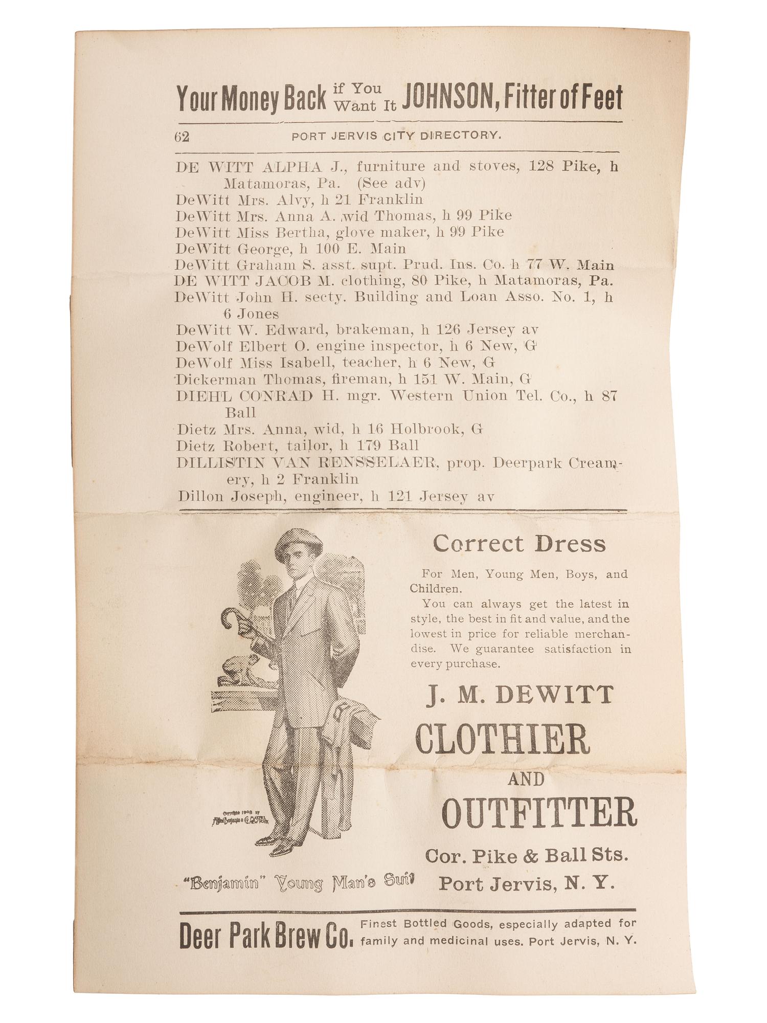 Two Tailor's Occupational Shaving Mugs
