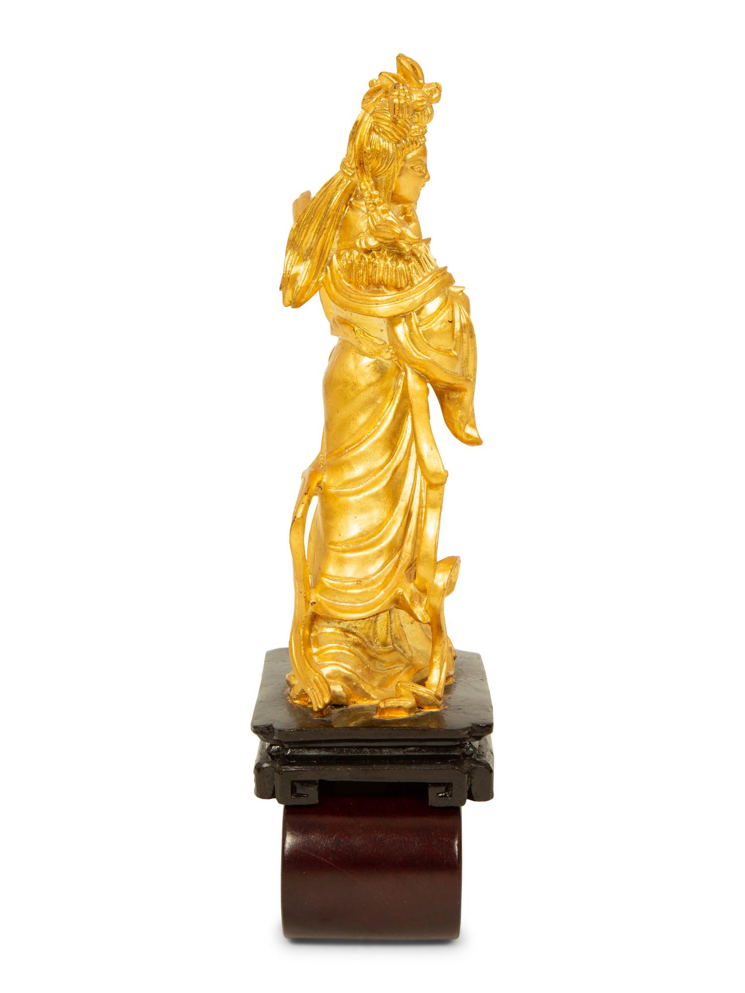 A Chinese Black and Gilt Lacquer Altar Shrine Cabinet — 20TH CENTURY