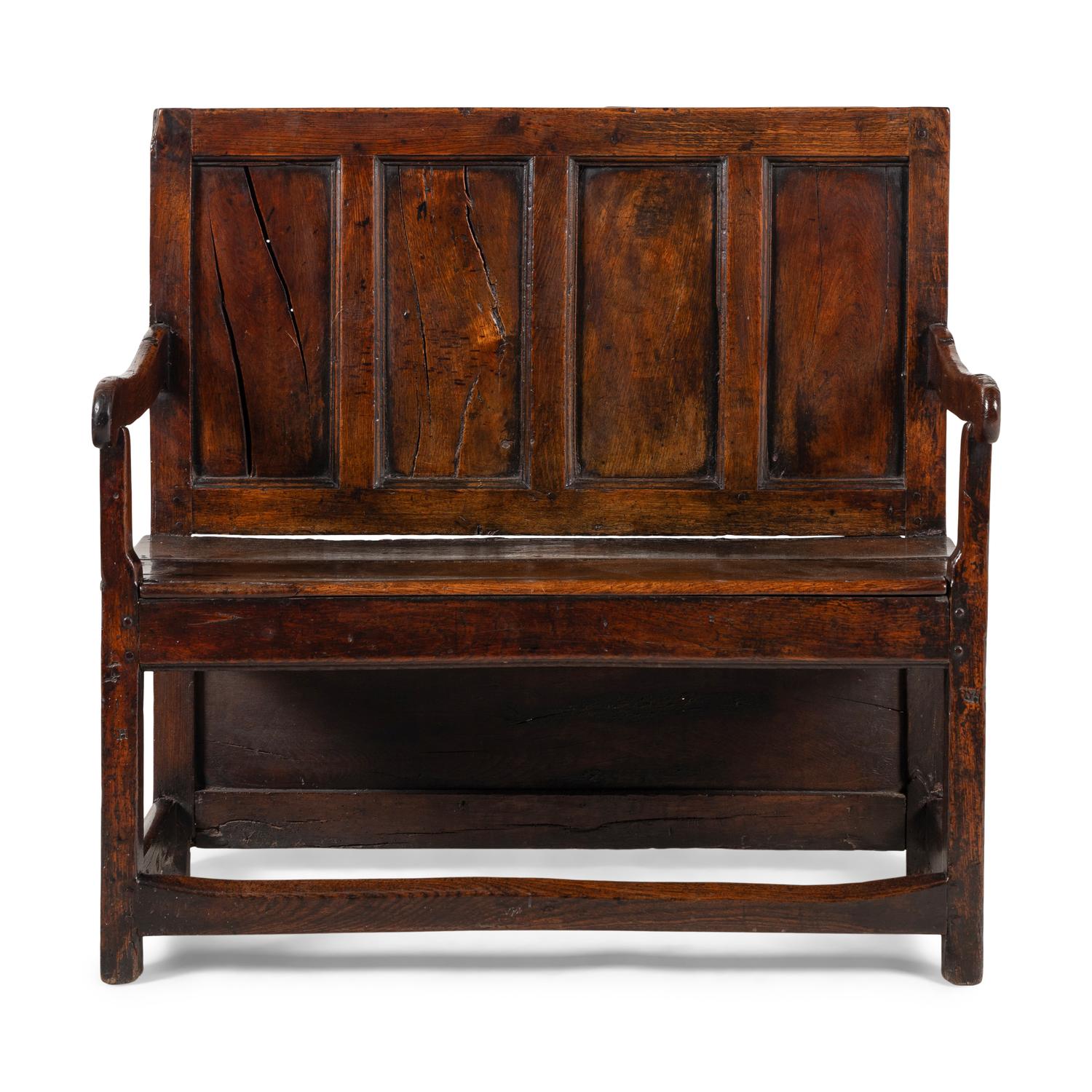 An English Oak Settle