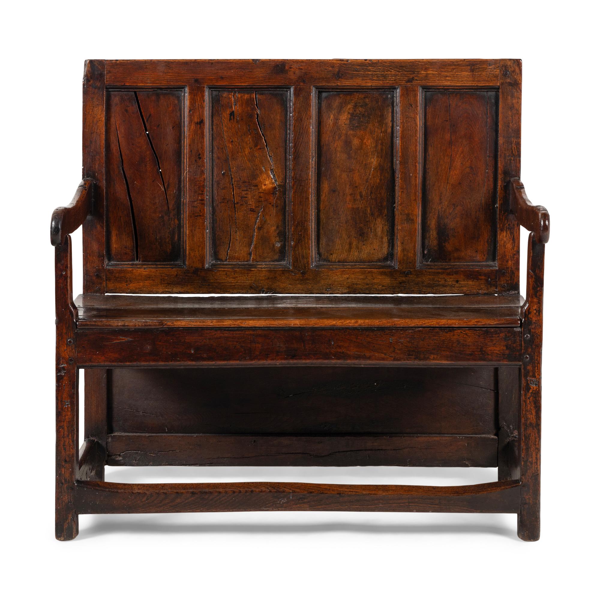 An English Oak Settle