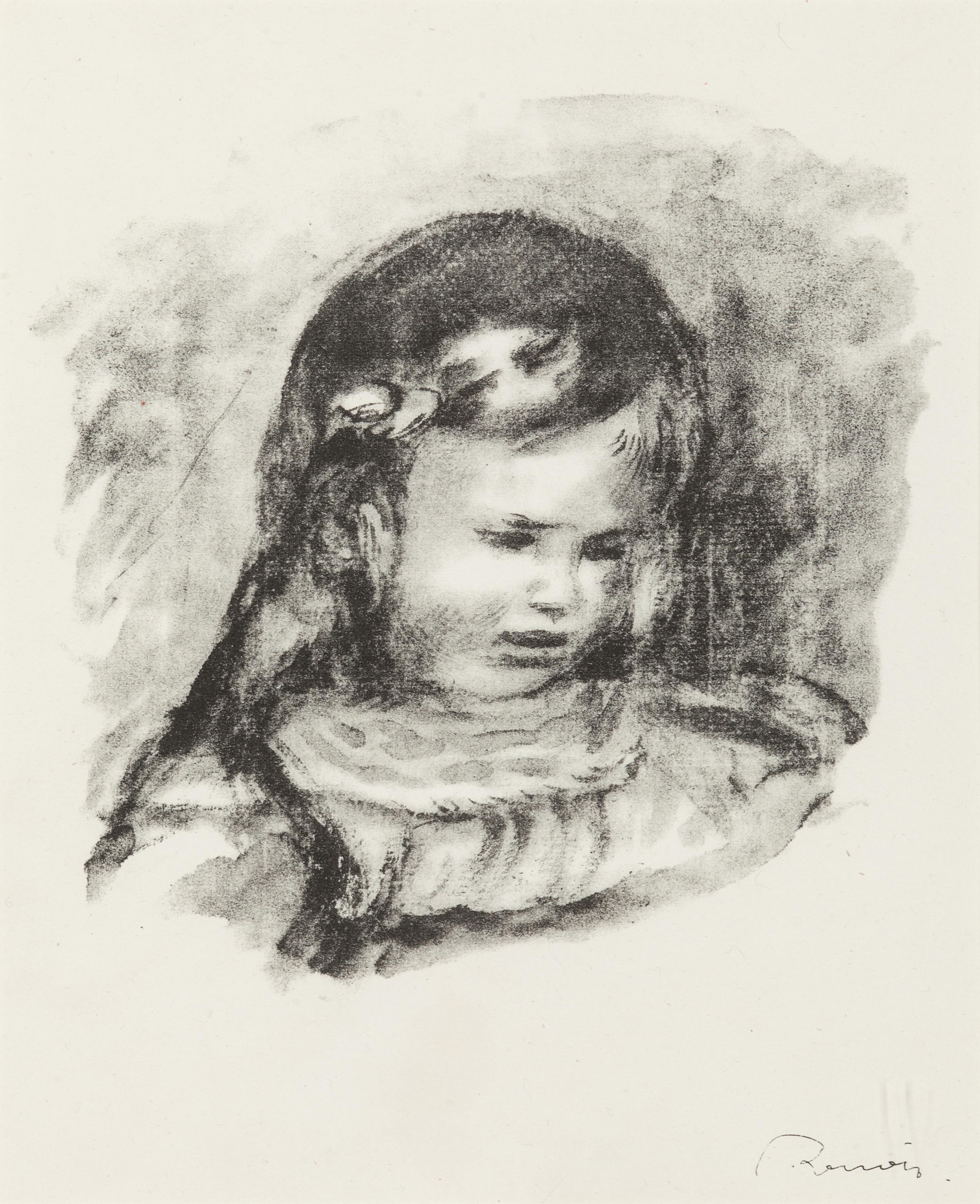Claude Renoir , la tete baissee