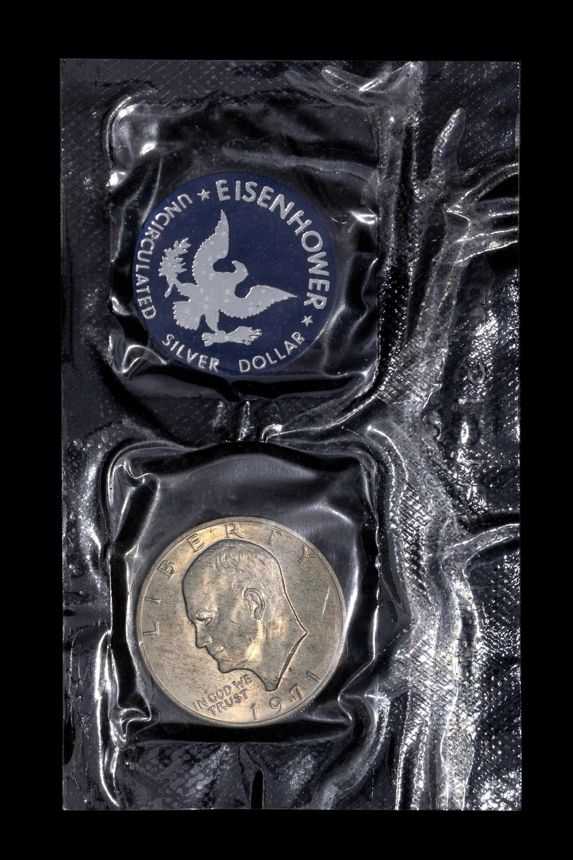 *A Group of Five United States Eisenhower Silver Dollars