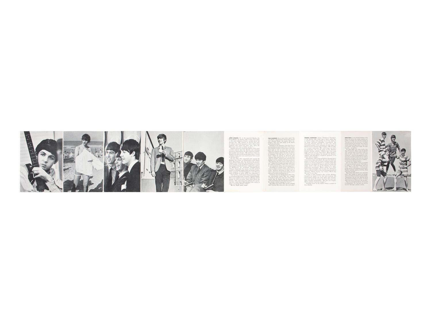 [THE BEATLES]. A group of ephemera and press photos, featuring Hard Day's Night contact sheets and "Beatles Money."