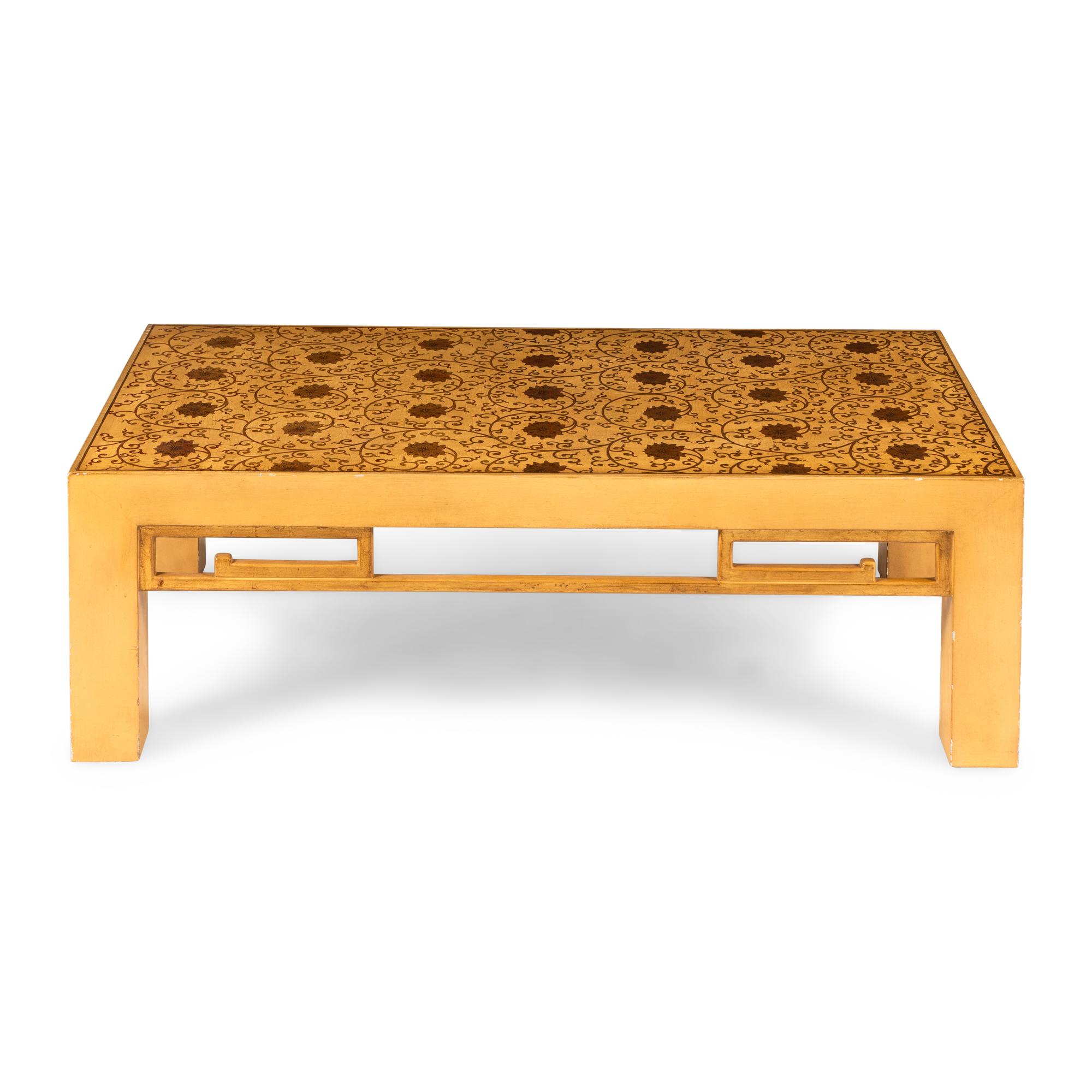A Contemporary Lacquered Low Table