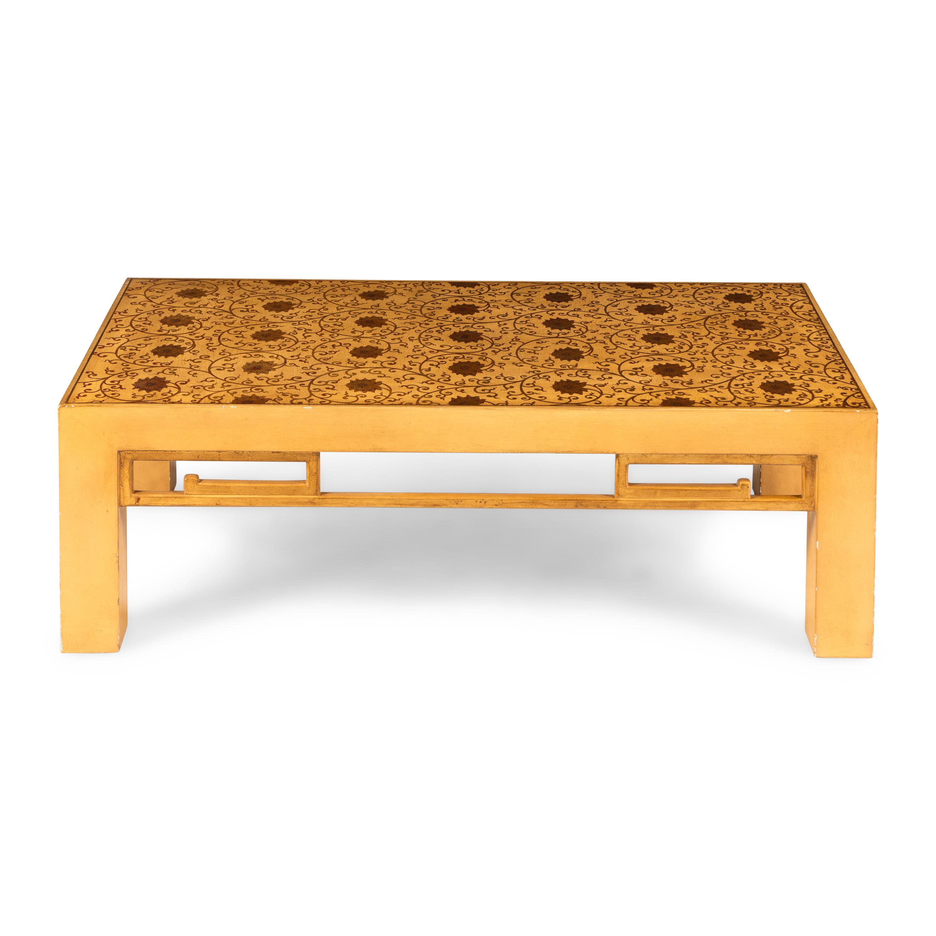 A Contemporary Lacquered Low Table