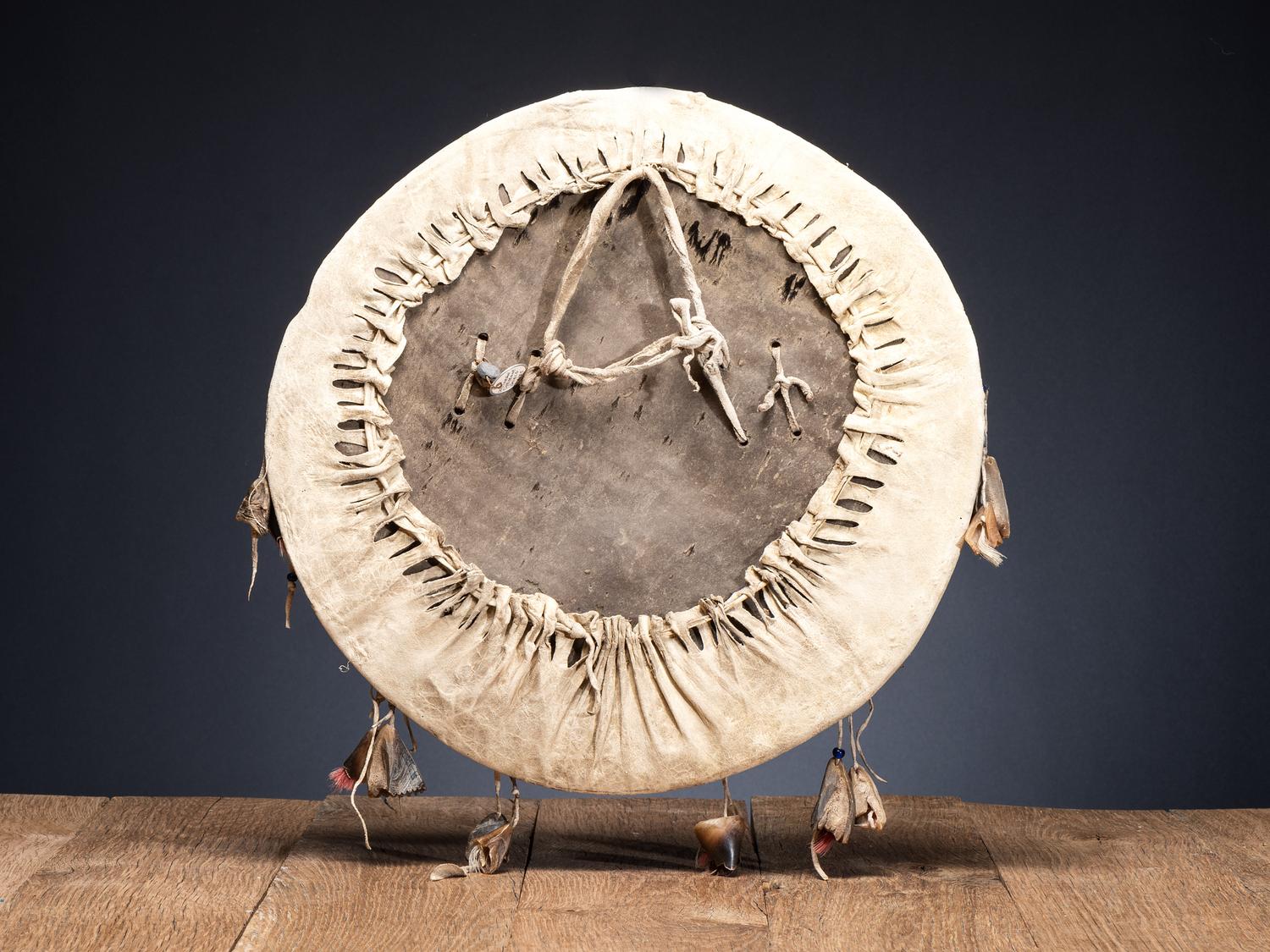 Southern Cheyenne Painted Hide Shield