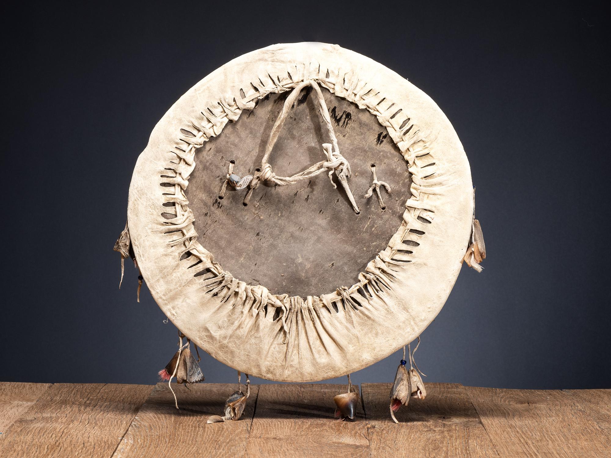 Southern Cheyenne Painted Hide Shield