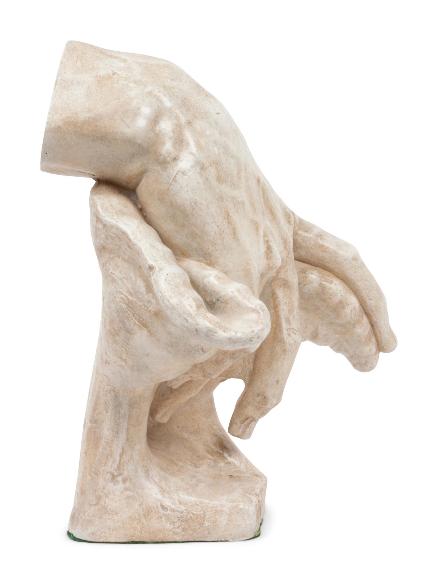 A Composite Sculpture of a Hand and Shell, After the Antique