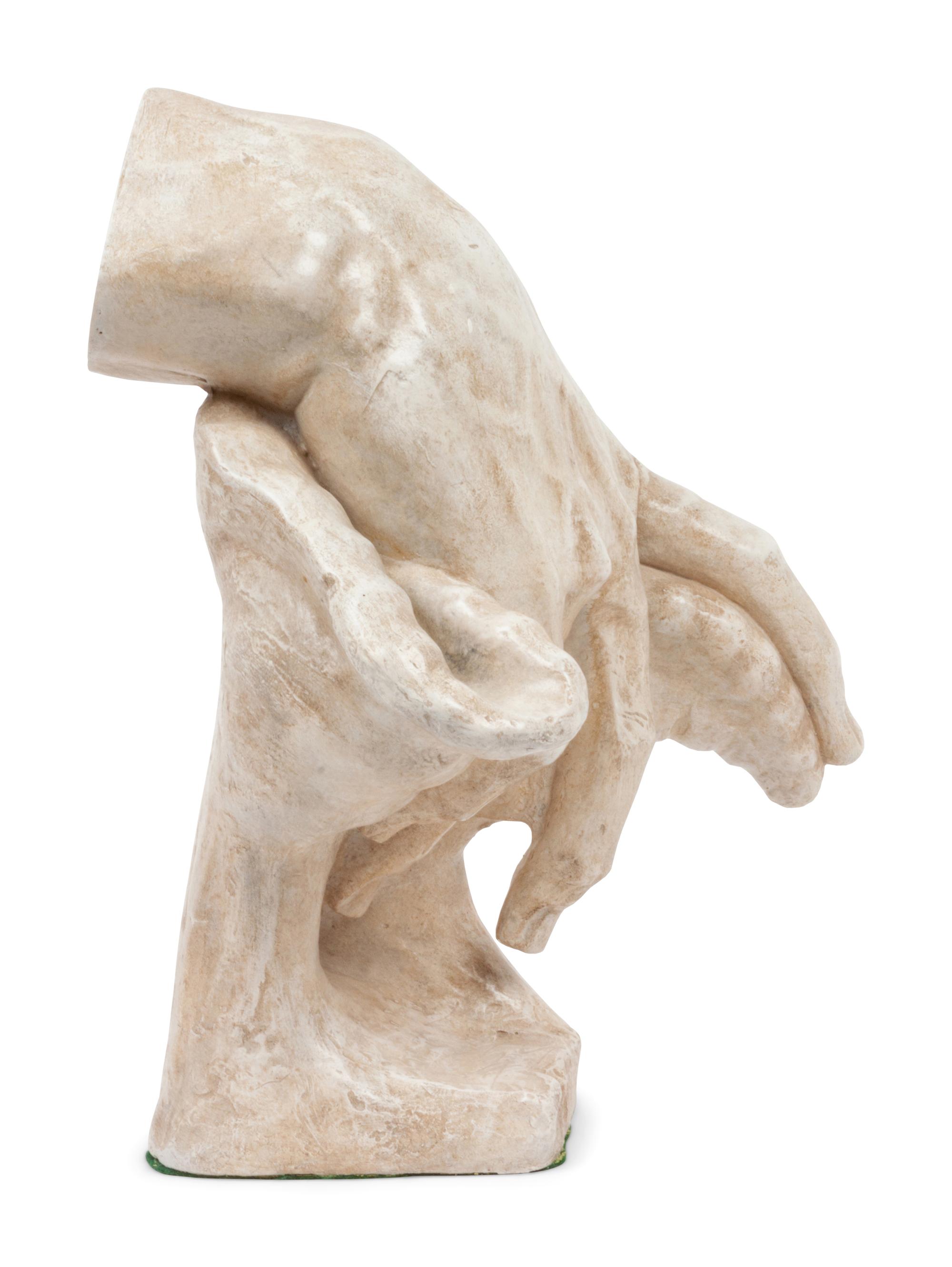 A Composite Sculpture of a Hand and Shell, After the Antique
