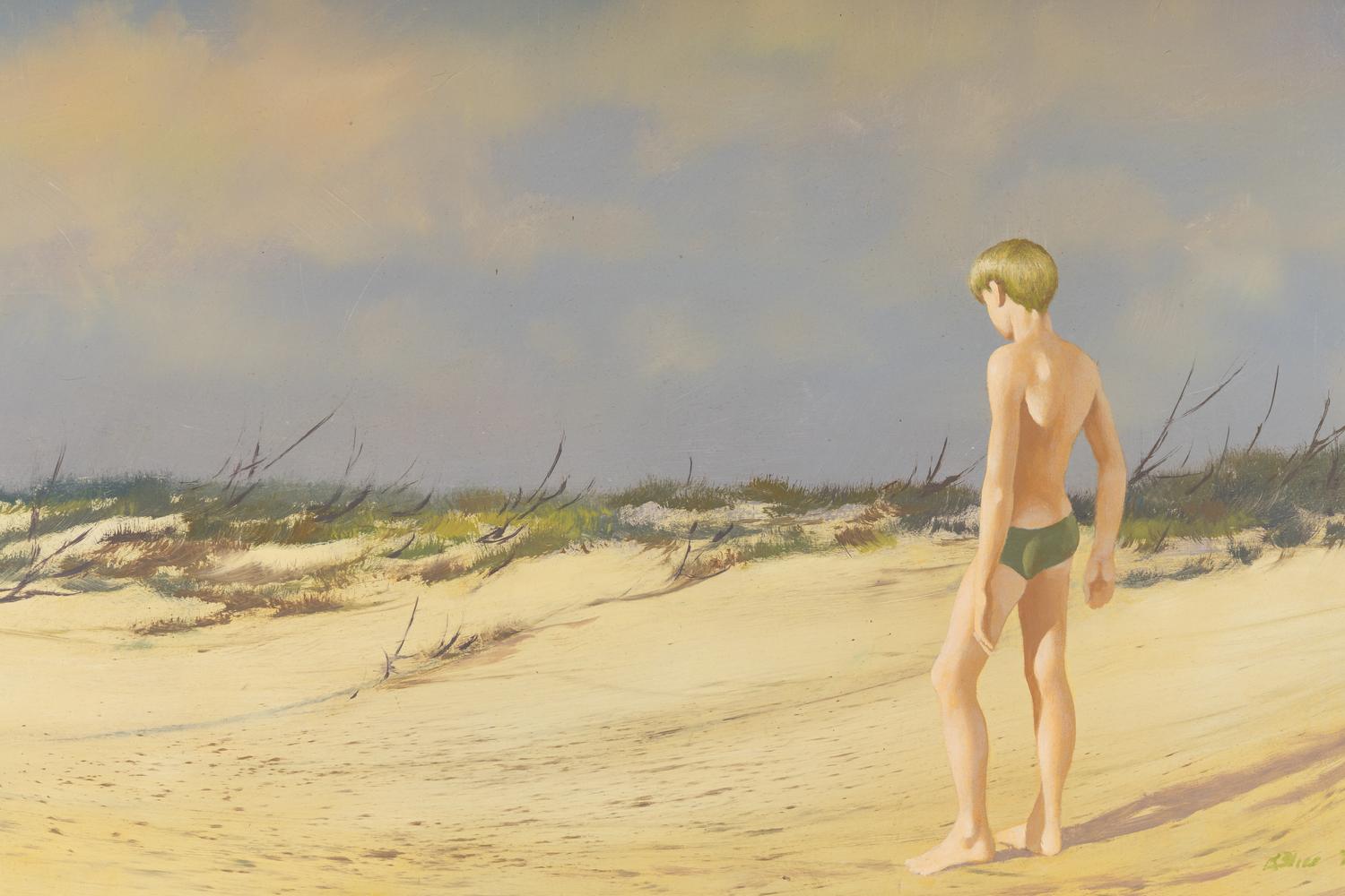 Untitled (Beach Scene with Male Figure), 1970