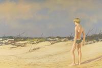 Untitled (Beach Scene with Male Figure), 1970