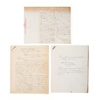 [CIVIL WAR]. Military reports, maps, post-war letters from Union and Confederate officers, and other papers gathered by Union Army officer Louis-Philippe-Albert d'Orléans, comte de Paris (1838-1894), while conducting research for his book History of the Civil War in America .