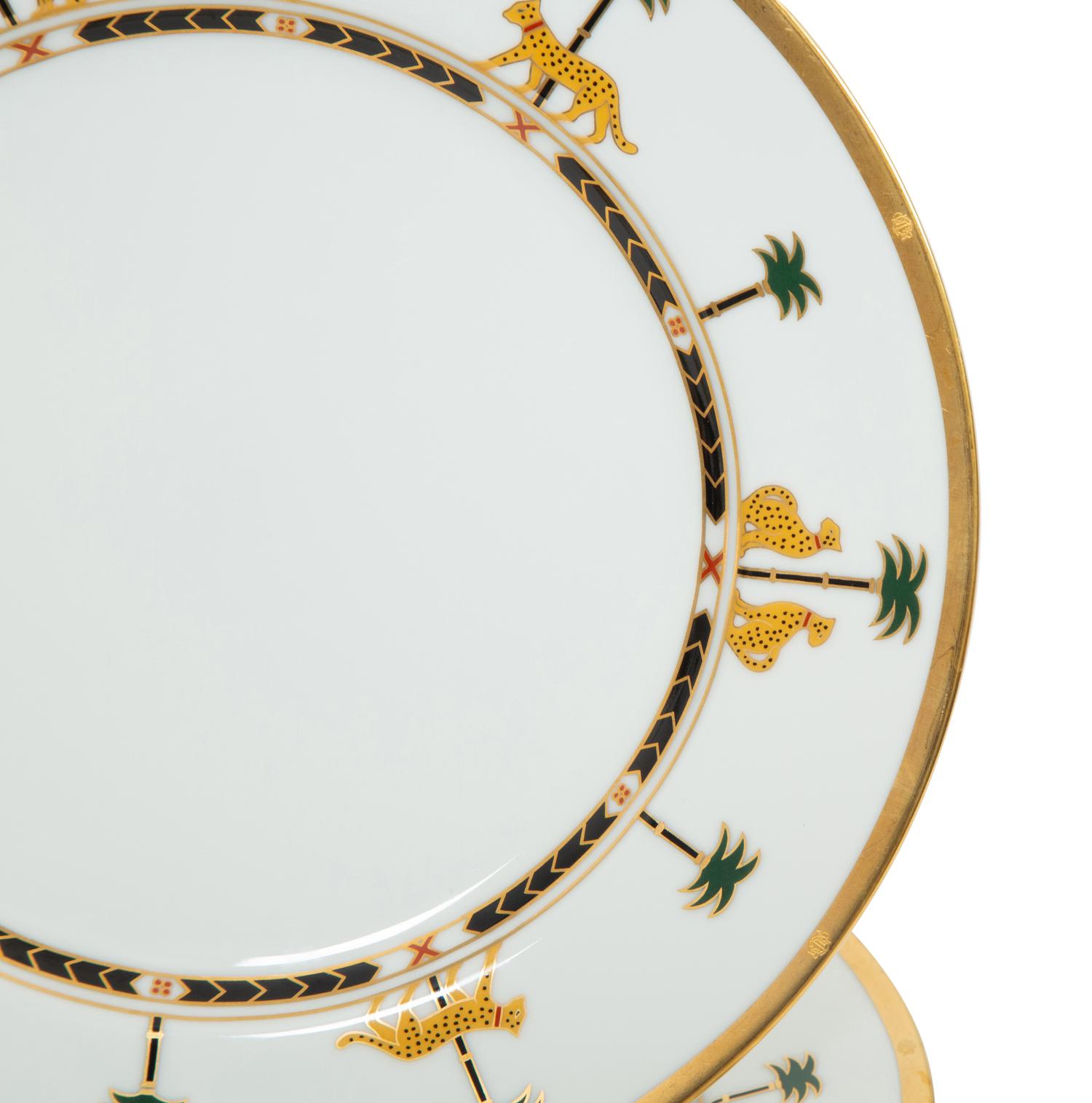 A Christian Dior Porcelain Casablanca Pattern Partial Dinner Service