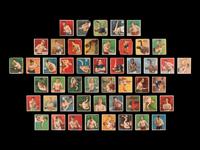 A Collection of Over 40 1910 Mecca/Hassan Boxing Cards (T218) Including Jack Johnson