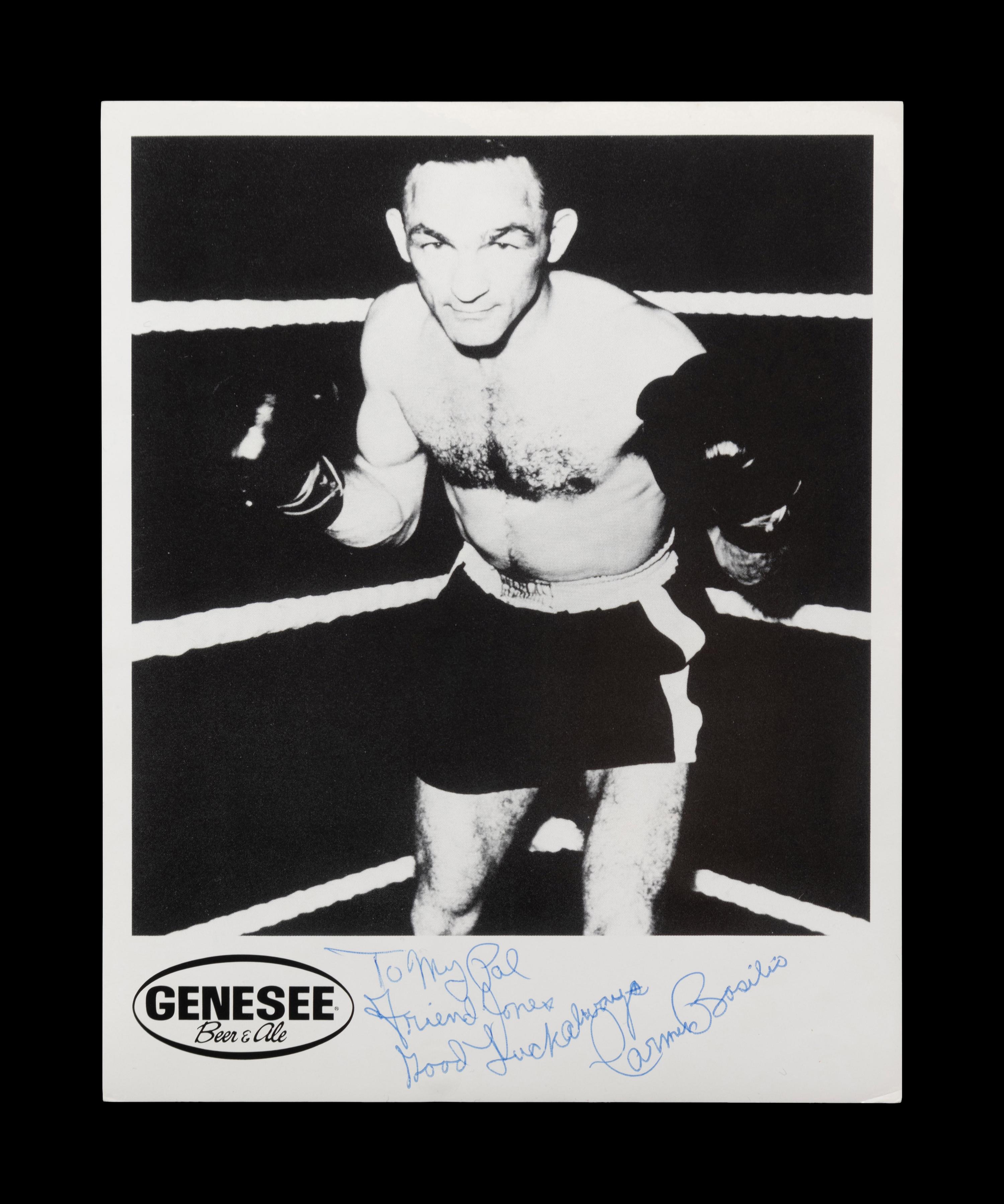 A Group of 29 Autographs from 20th Century Boxing Champions and Notables,