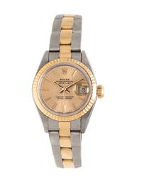 ROLEX, REF. 69173 STAINLESS STEEL AND 18K YELLOW GOLD 'OYSTER PERPETUAL DATEJUST' WRISTWATCH